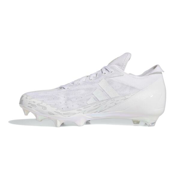 Adidas Men’s 12 Juice Pack ADIZERO ELECTRIC SPEED FOOTBALL CLEATS White IE4413 - Picture 4 of 8